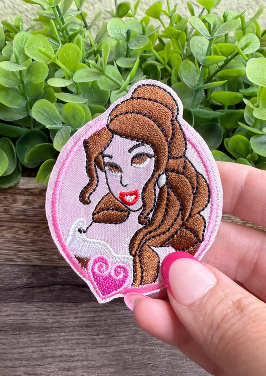 Book Princess Embroidered Small Patches
