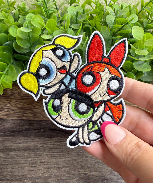 P Girls Embroidered Small Patches