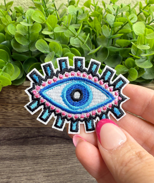 Eye Embroidered Small Patches