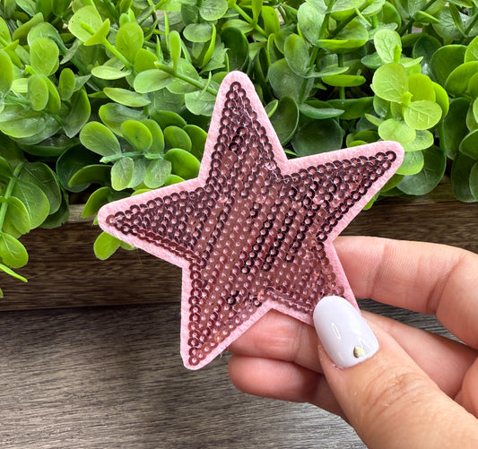Pink Sequin Small Patches