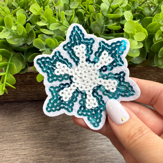 Snowflake Sequin Small Patches