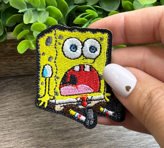 Sponge Embroidered Small Patches
