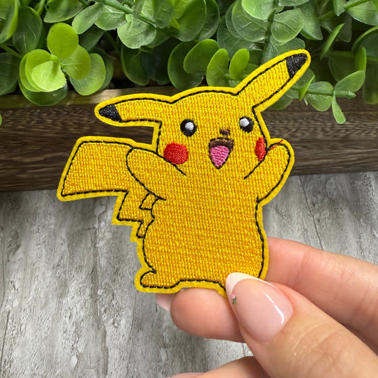 Pika Embroidered Small Patches