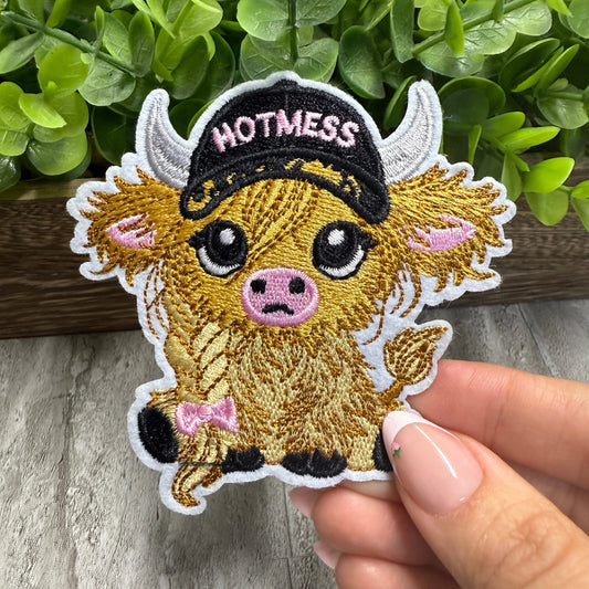 Hot Mess Embroidered Small Patches