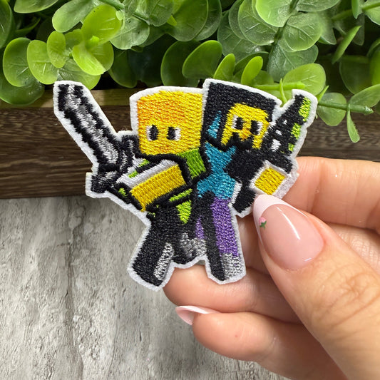 Games Embroidered Small Patches