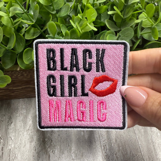 Black Girl Magic Embroidered Small Patches