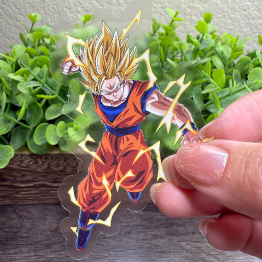 Dragon Clear Vinyl Sticker 3"
