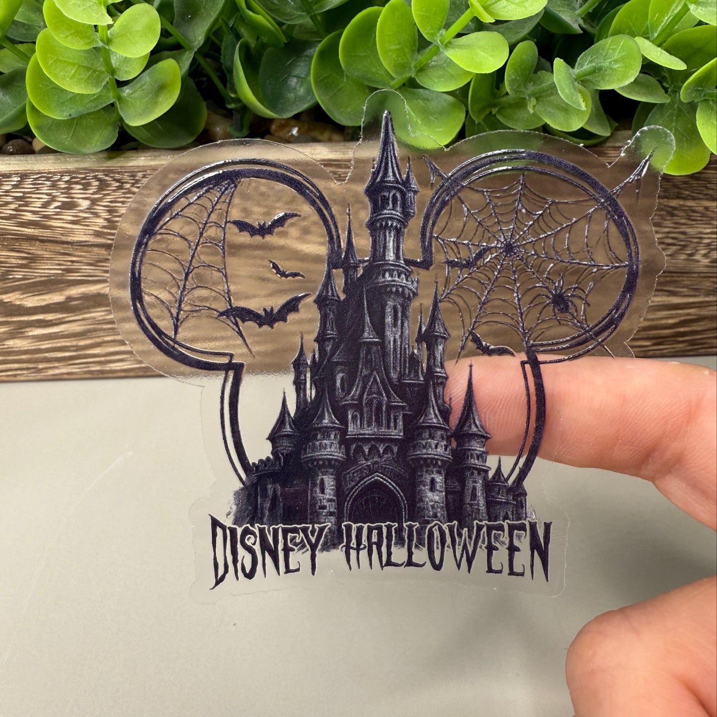 Magical Halloween Clear Vinyl Sticker 3"