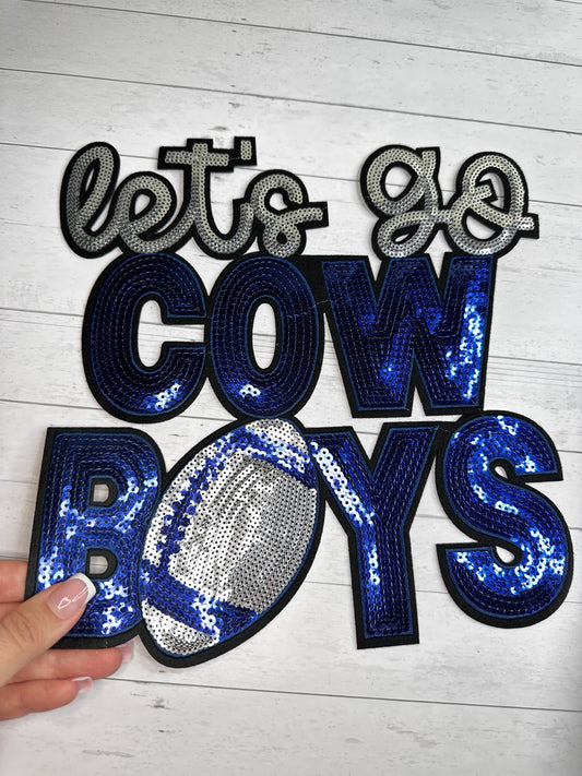 Cowboys Sequin Patch