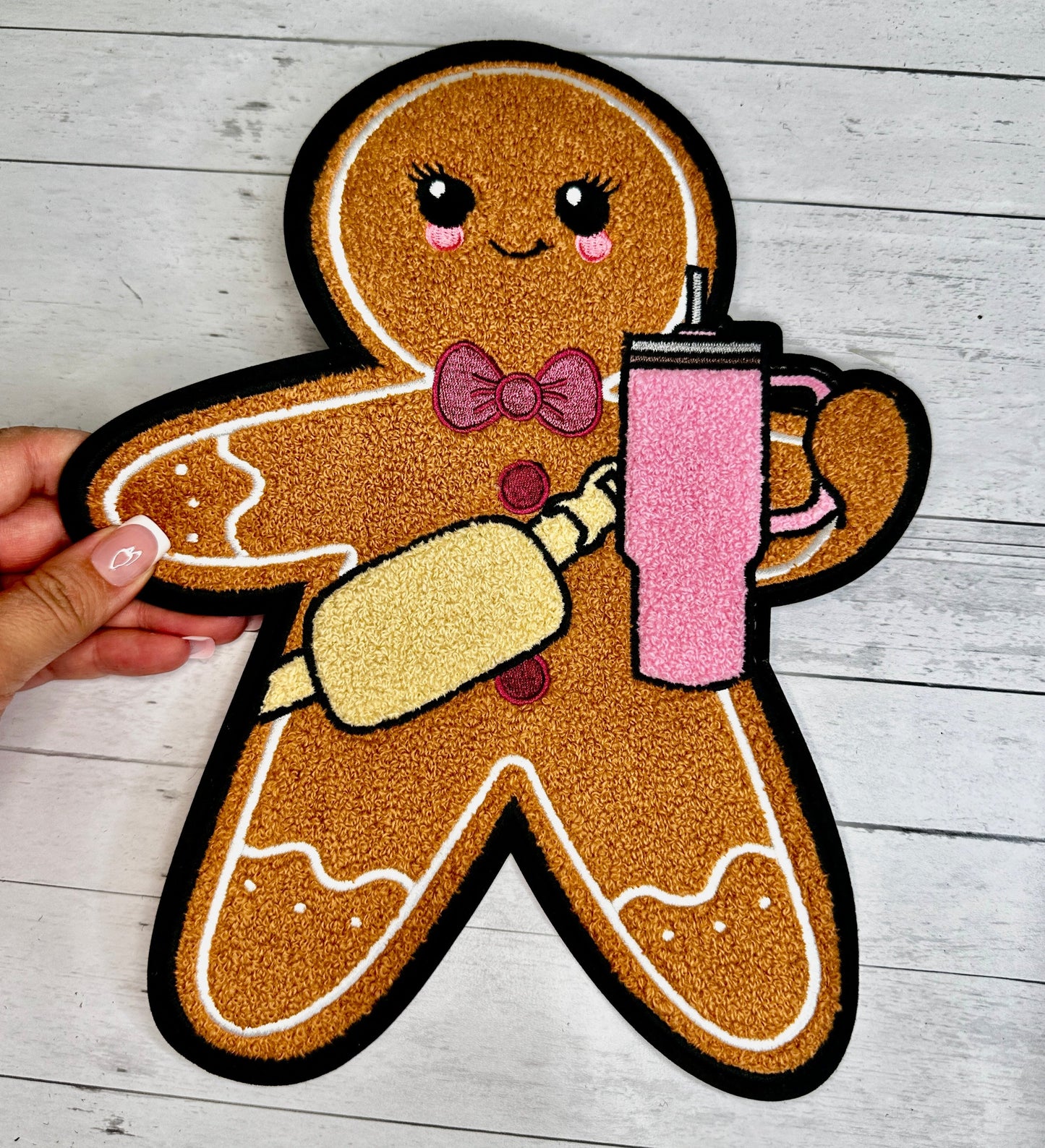 Gingerbread Chenille Patch