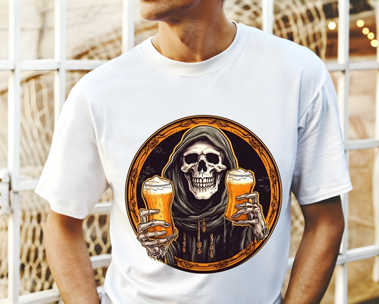 Skeleton Beer DTF