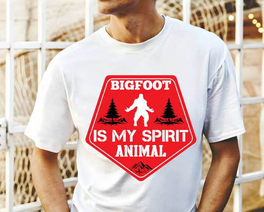 Bigfoot Is My Spirit Animal DTF