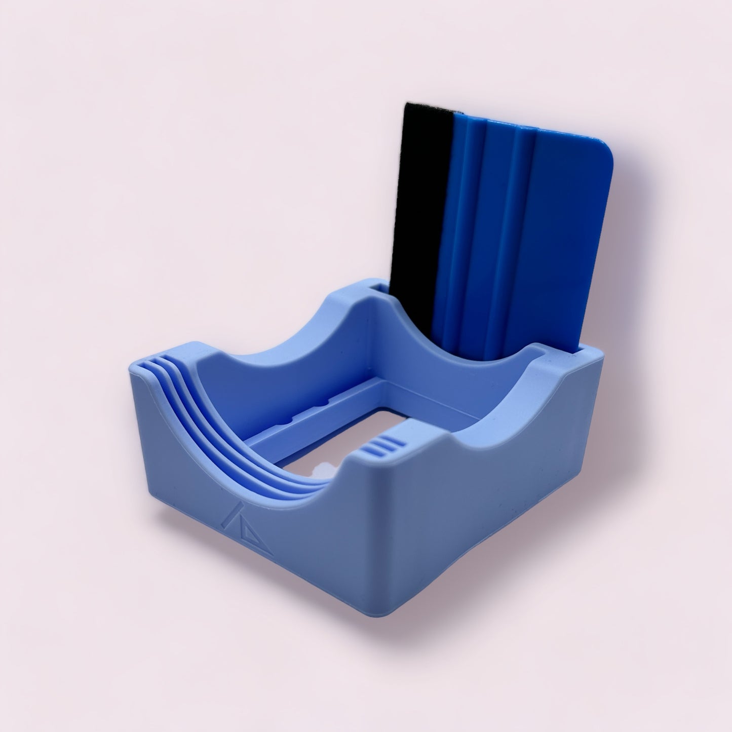 Light Blue Cup Cradle with Squeegee SET