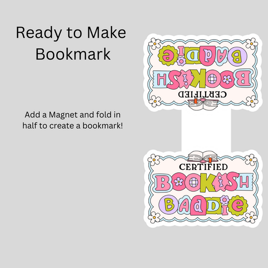 Certified Baddie Magnetic Bookmark DIY