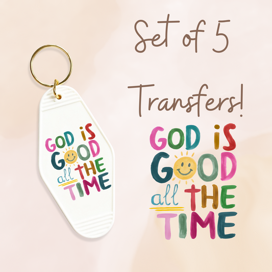 God is Good UV DTF (MOTEL KEYCHAIN)