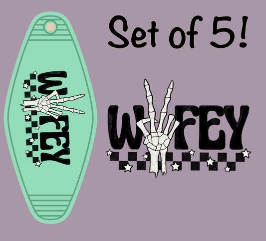 Wifey UV (MOTEL KEYCHAIN)