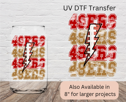 Forty 9  4” or 8” UV DTF