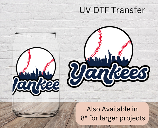 Yankee Base 4” or 8” UV DTF