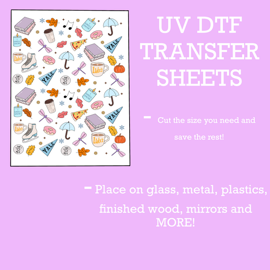 UV DTF SHEET I Smell Snow  Gil Girls