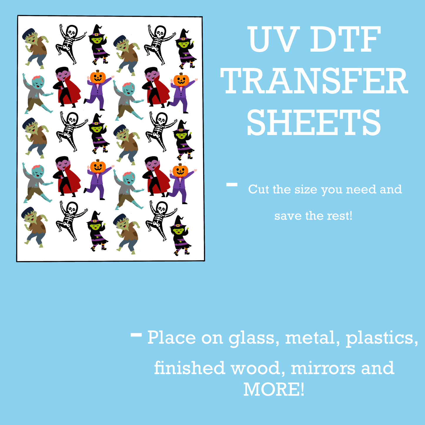 UV DTF SHEET Franken