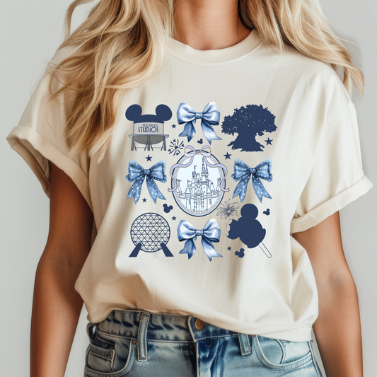Blue Magical Land Dtf Transfer (PRINT TO ORDER)