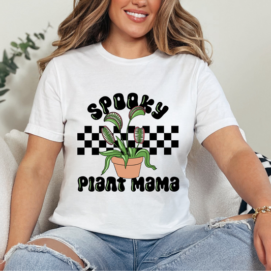 Spooky Plant Mama Boo DTF TRANSFER