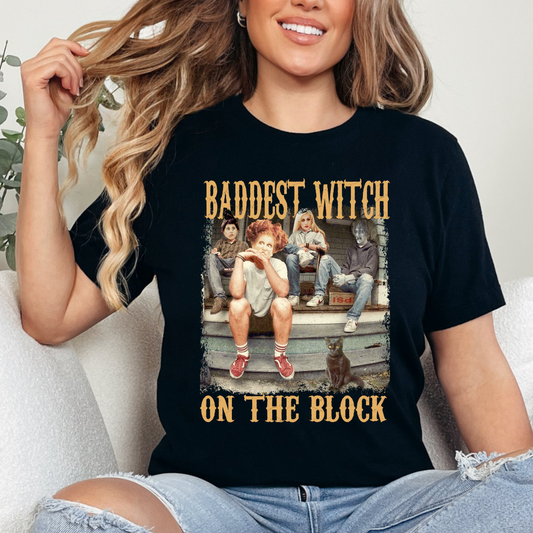 Baddest Witch on the Block DTF TRANSFER