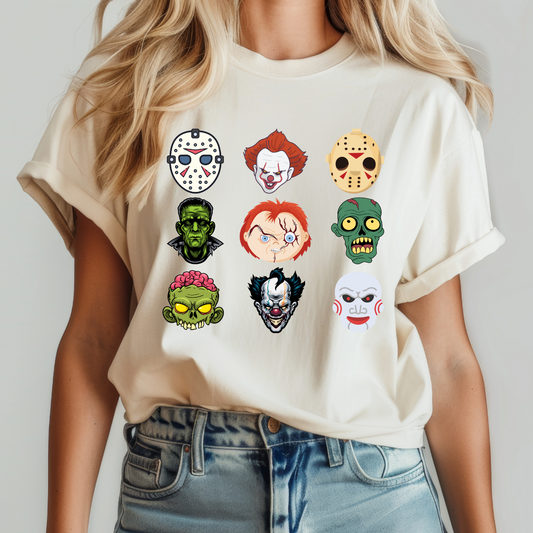 Scary Faces DTF TRANSFER