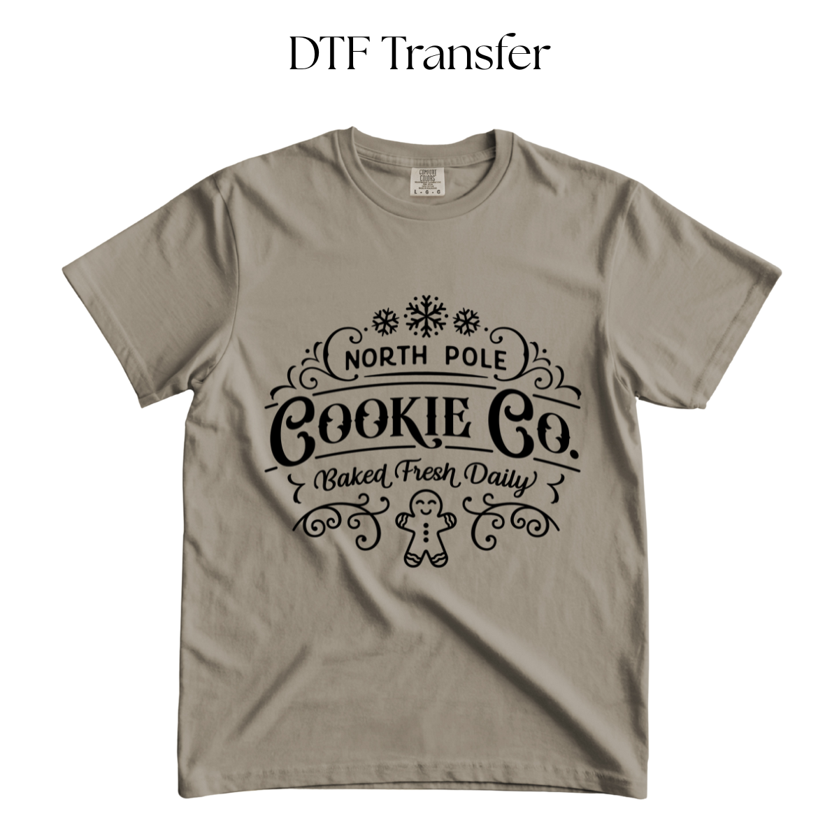 Cookie Co Single Color DTF Transfer