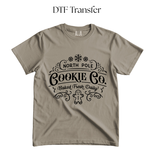 Cookie Co Single Color DTF Transfer