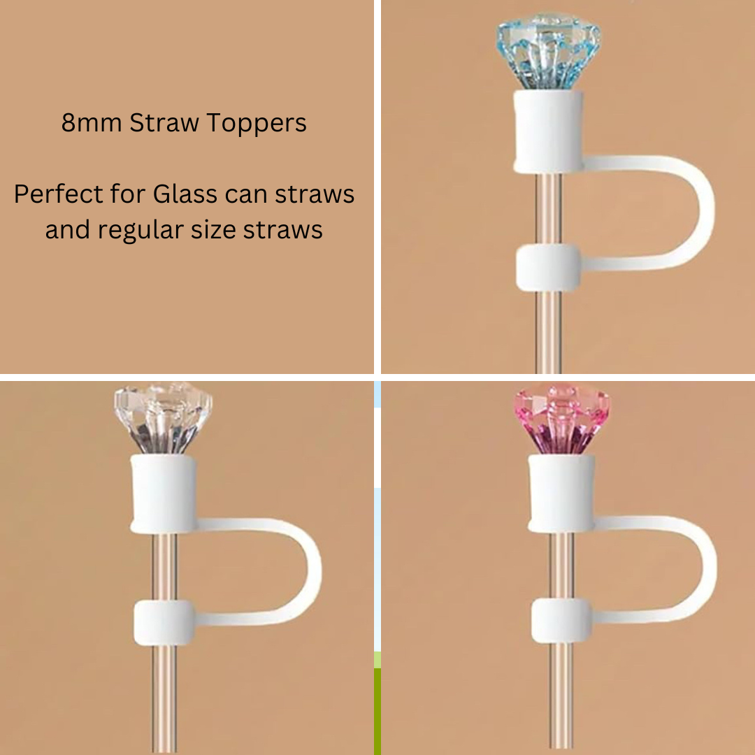 10mm Diamond Straw Topper