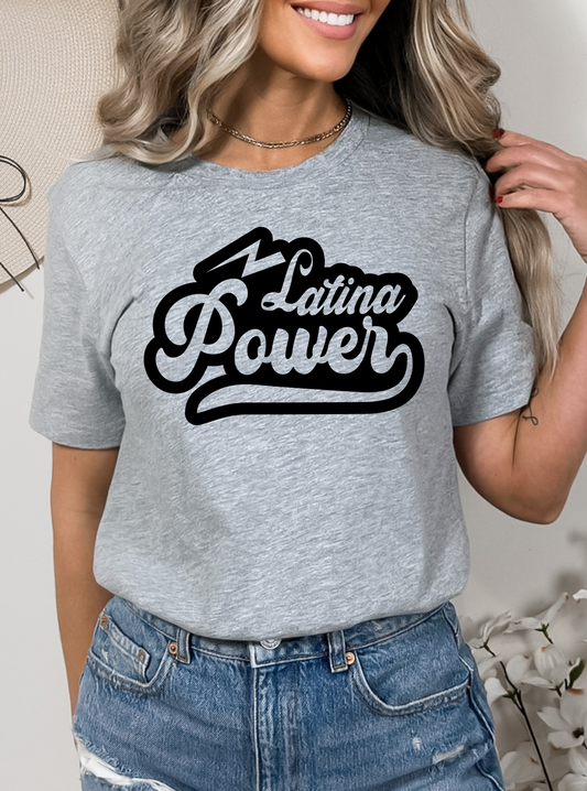 Latina Power Screen Print Transfer