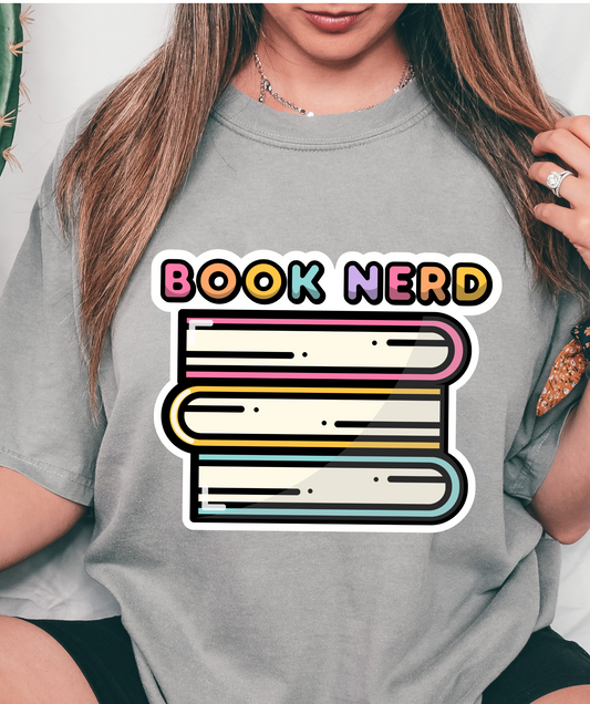 Book Nerd DTF Transfer