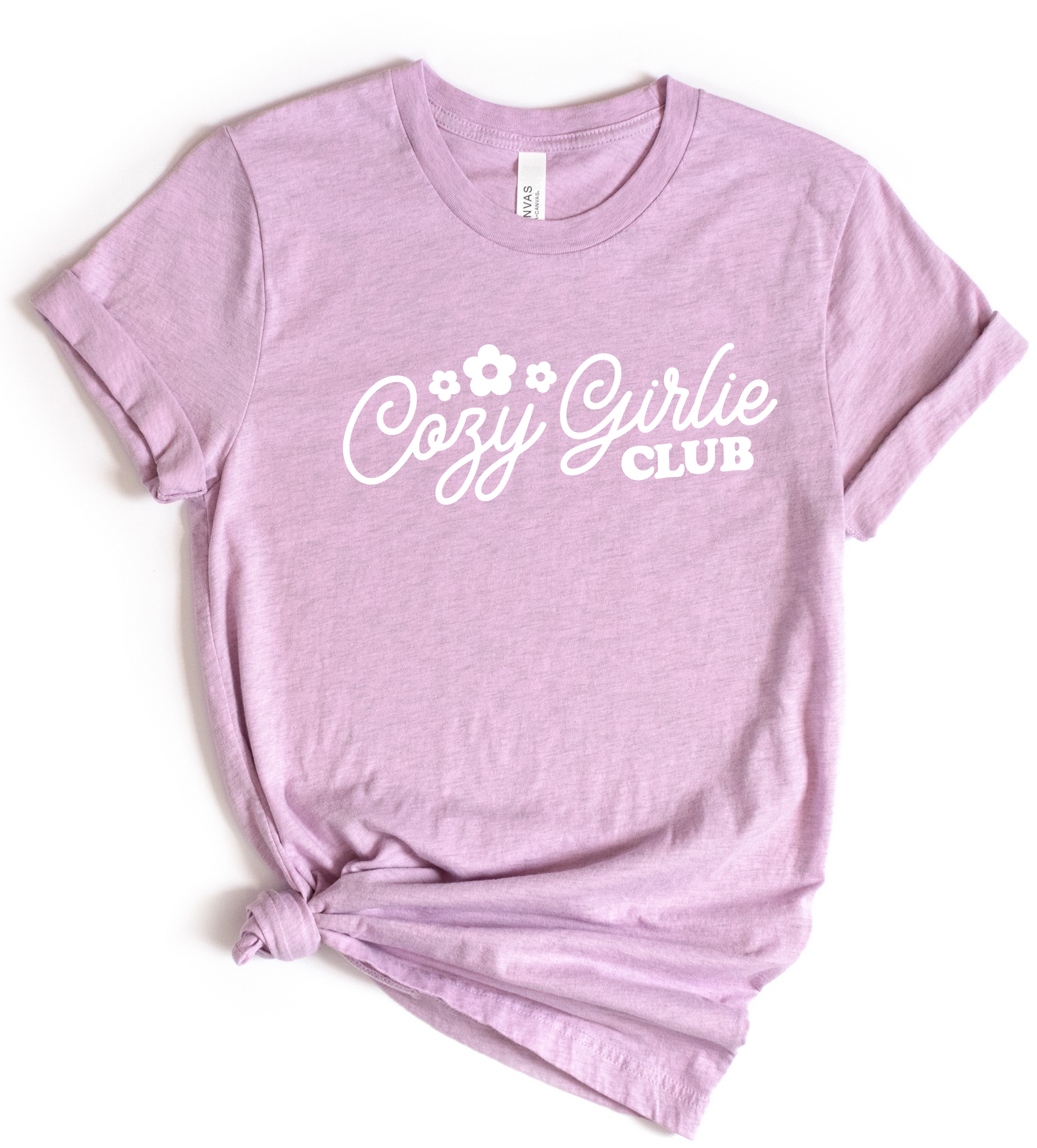 Cozy Girlie Club (WHITE) SCREEN PRINT