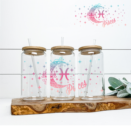 Pisces 16oz LAST CHANCE UV DTF ZODIAC