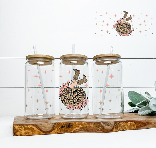 DRAFT Howdy Pumpkin Boots UV DTF