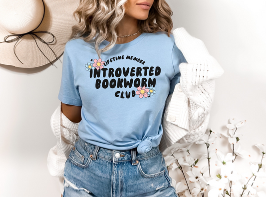 Lifetime Member Introverted Bookworm Club DTF