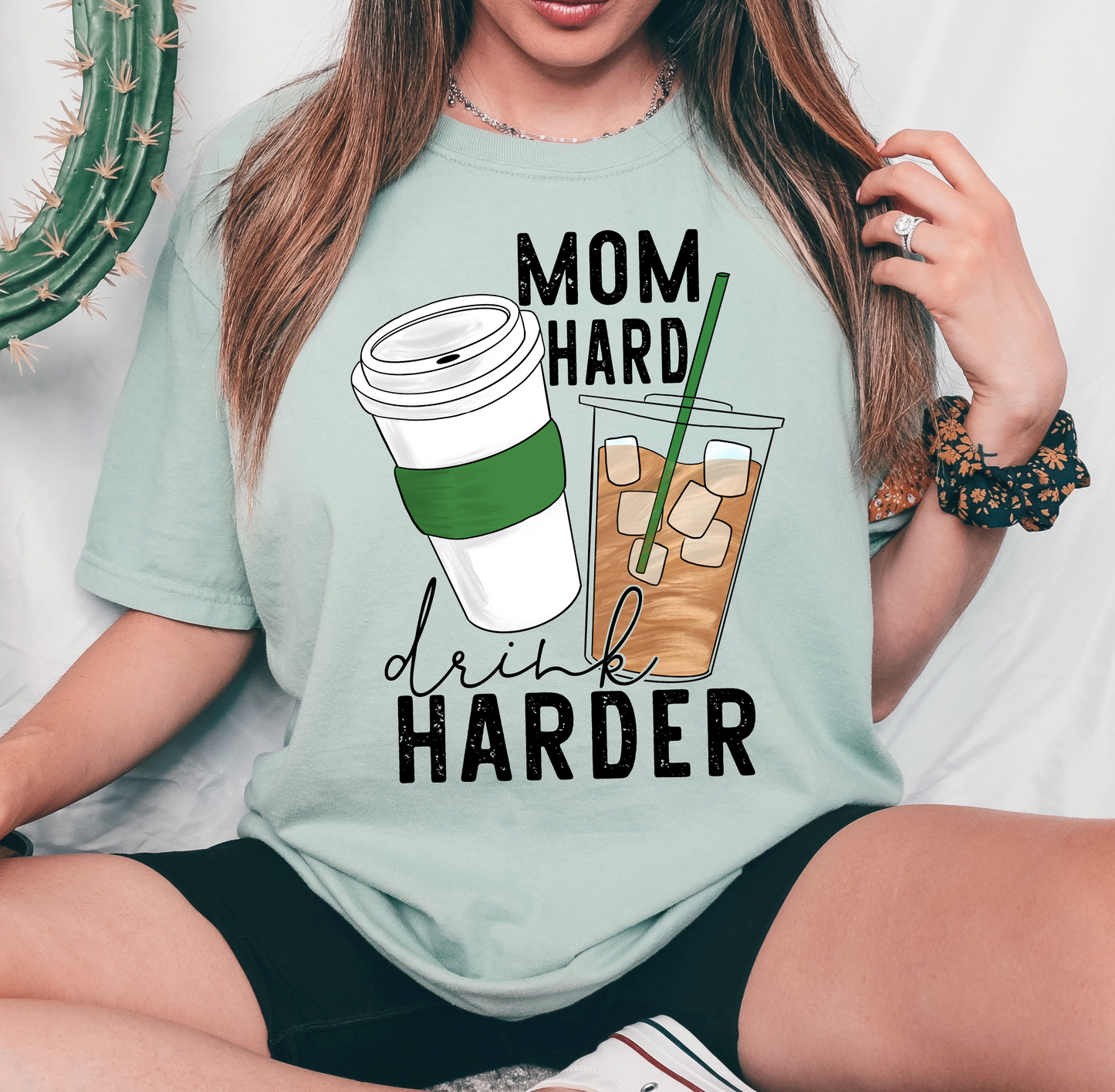 Mom Hard Drink Harder LAST CHANCE DTF