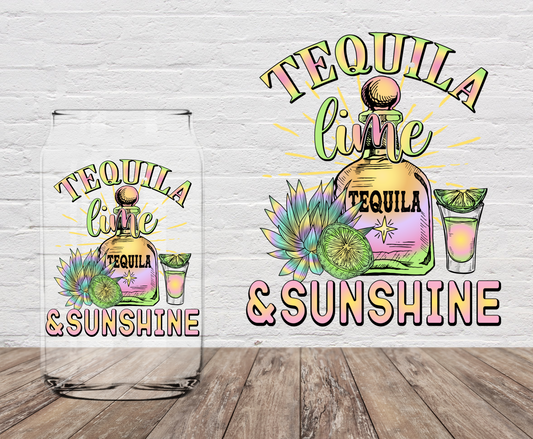 Tequila Lime & Sunshine  4" UV DTF