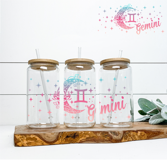 Gemini 16oz LAST CHANCE UV DTF ZODIAC