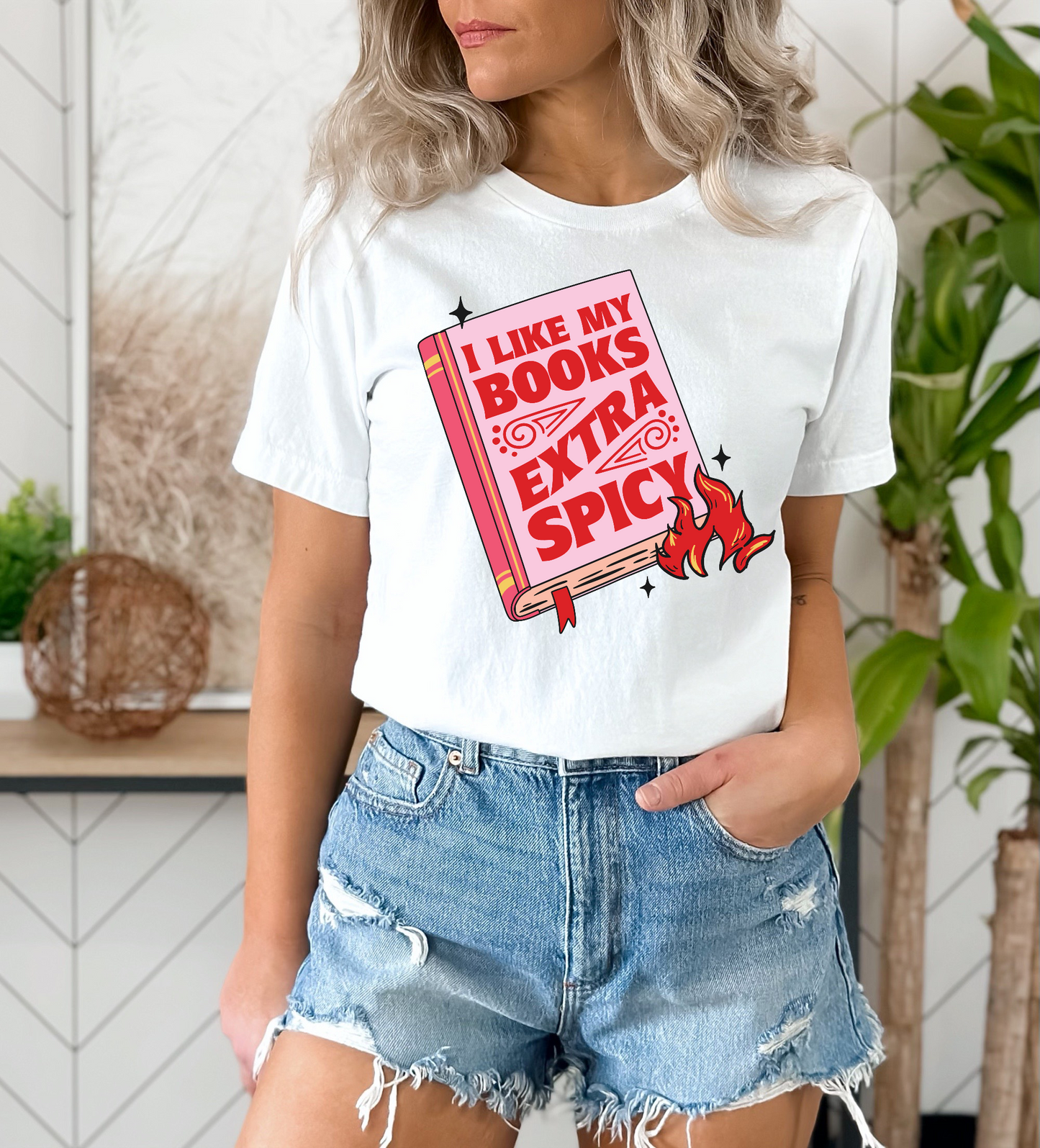 I Like My Books Extra Spicy DTF