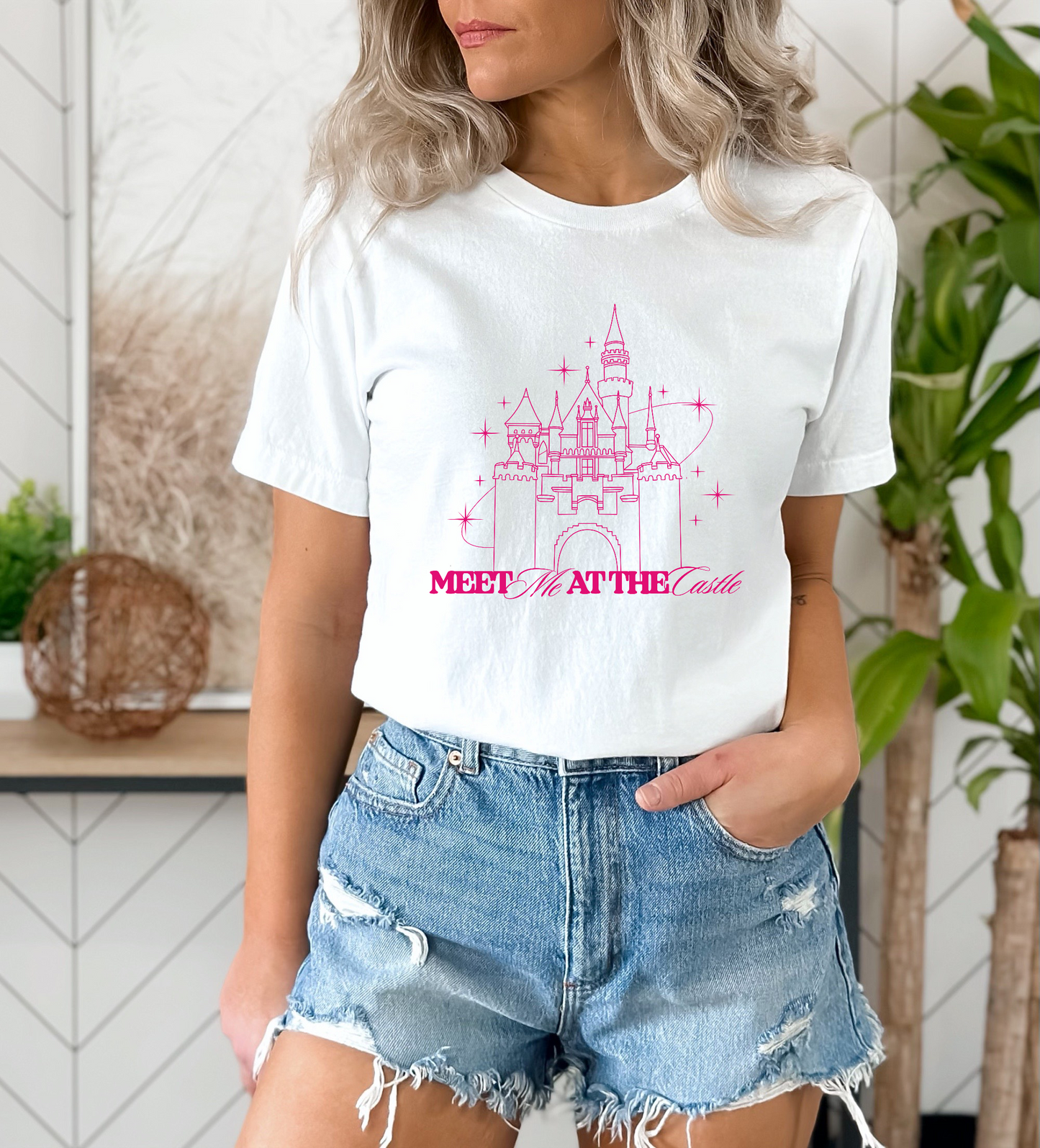 Meet Me At The Castle (PINK) SCREEN PRINT