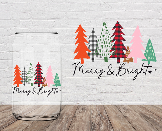 Merry & Bright 4" UV DTF