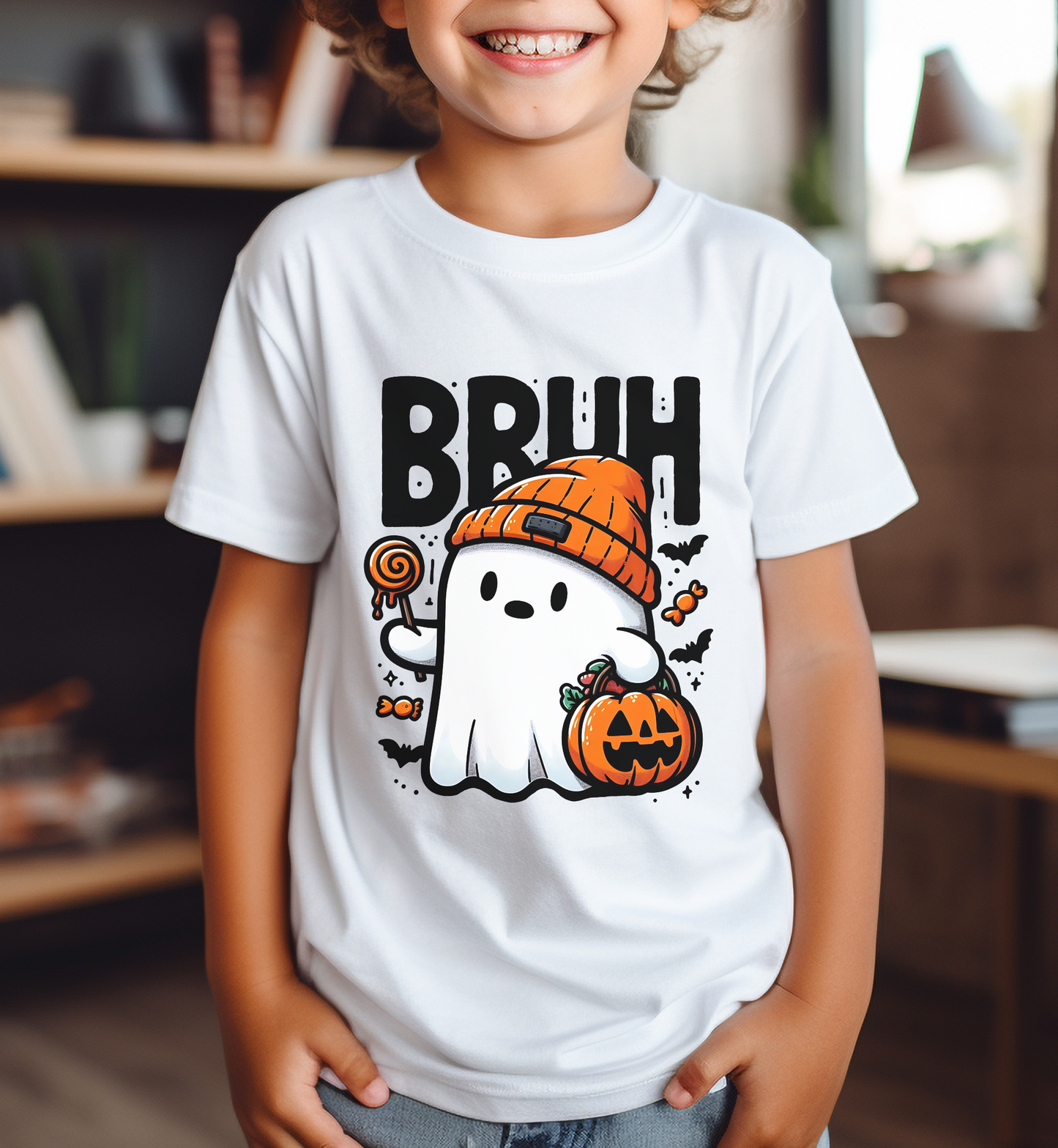 BRUH Ghostie DTF Transfer ADULT/YOUTH