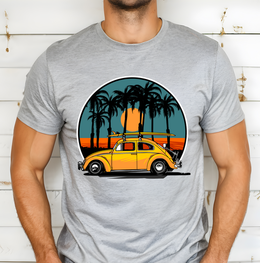 Sunset Yellow Beetle DTF