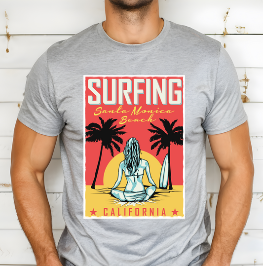 Surfing Santa Monica DTF