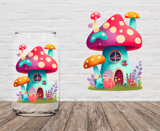 Bright Mushroom 4" UV DTF