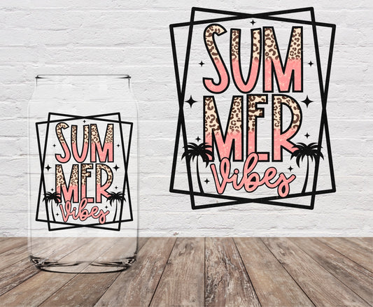 Summer Vibes 4" UV DTF