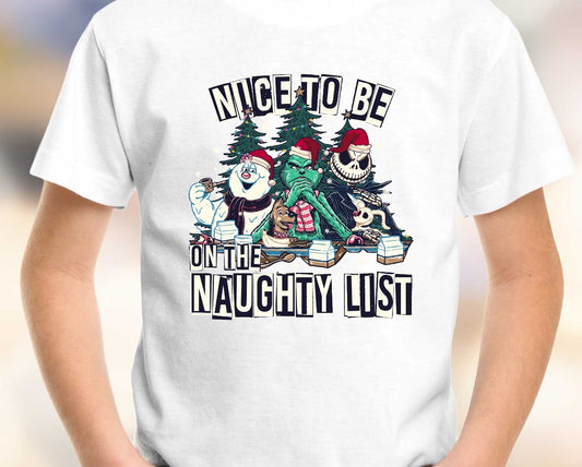 YOUTH Nice to be on the Naughty List DTF