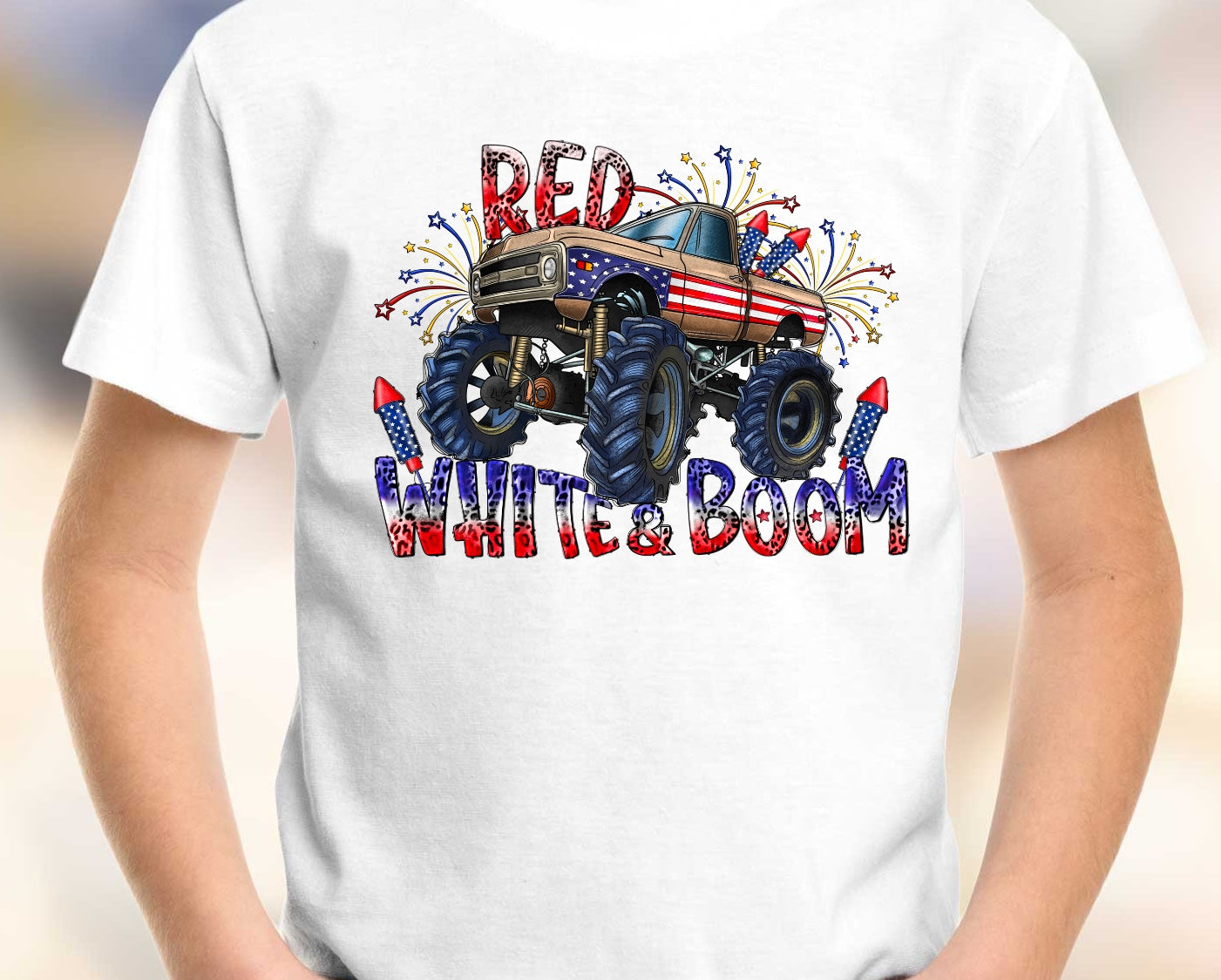 YOUTH Red White and Boom DTF